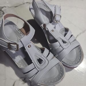 Elegant White Women's Sandals